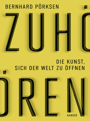 cover image of Zuhören